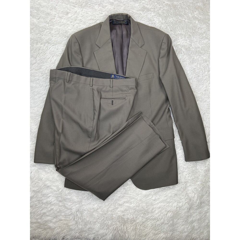 Vintage‎ Brooks Brothers Blazer Pants Suit Made in USA Size 43 Long/34x29 Set